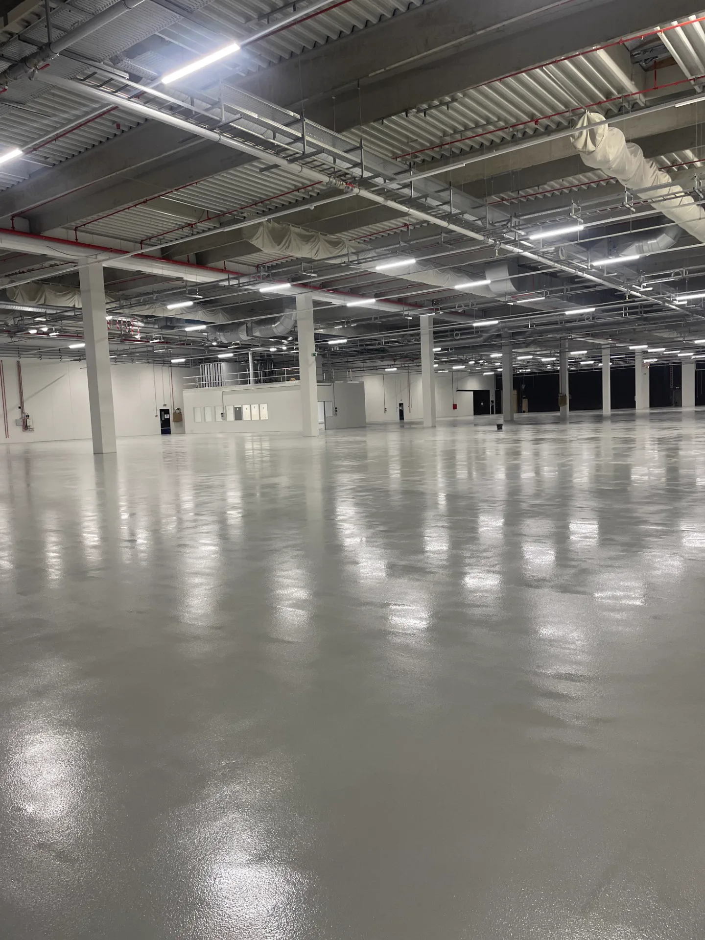 Industrigulv hos Danfoss Slinkeborg